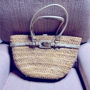 Michael Michael Kors Hamilton straw bag